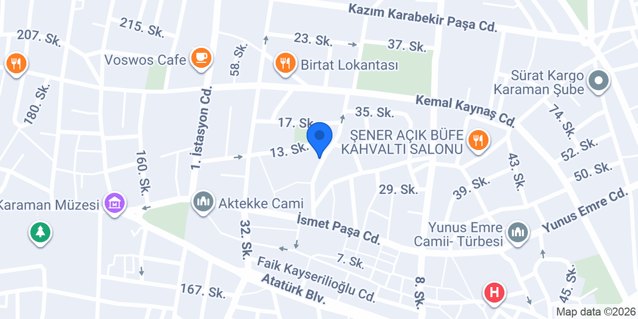 RAMAZAN HAİR STUDİO konumu
