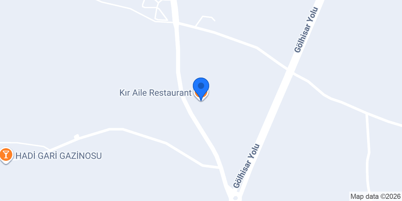 Kır Aile Restaurant konumu