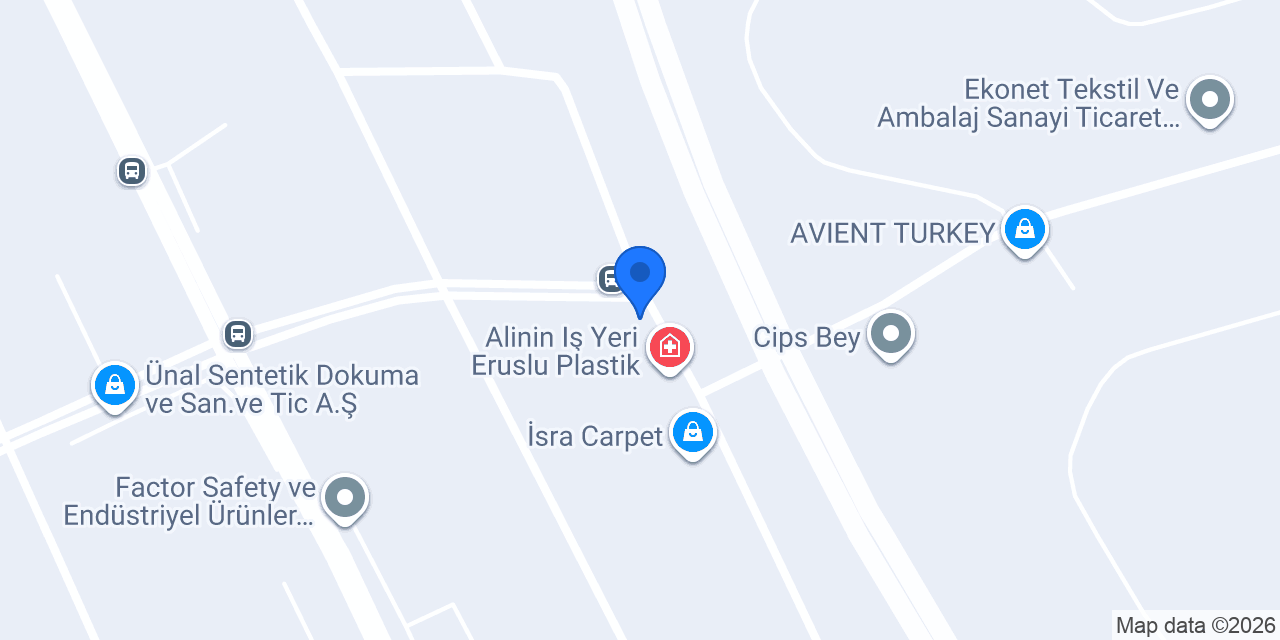 ERES SENTETİK DOKUMA AŞ konumu