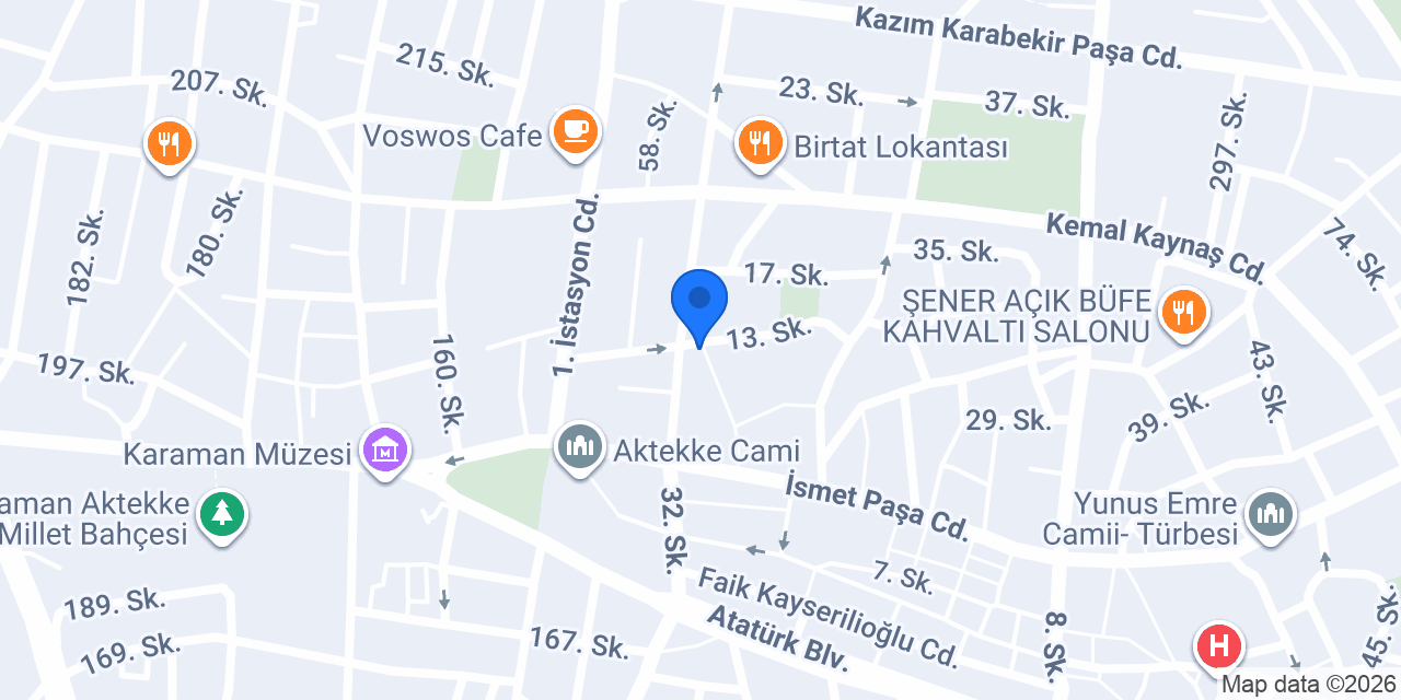 Diş Hekimi Sami Sipahi konumu