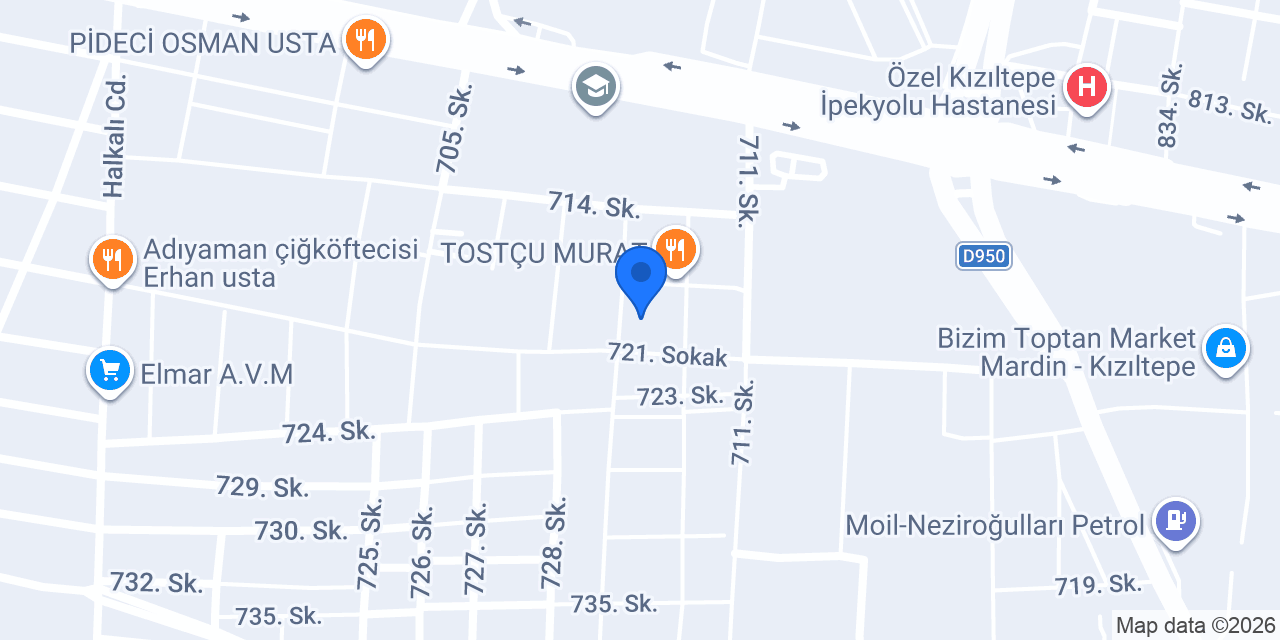 Mega Oto Bakim Özel Servisi konumu