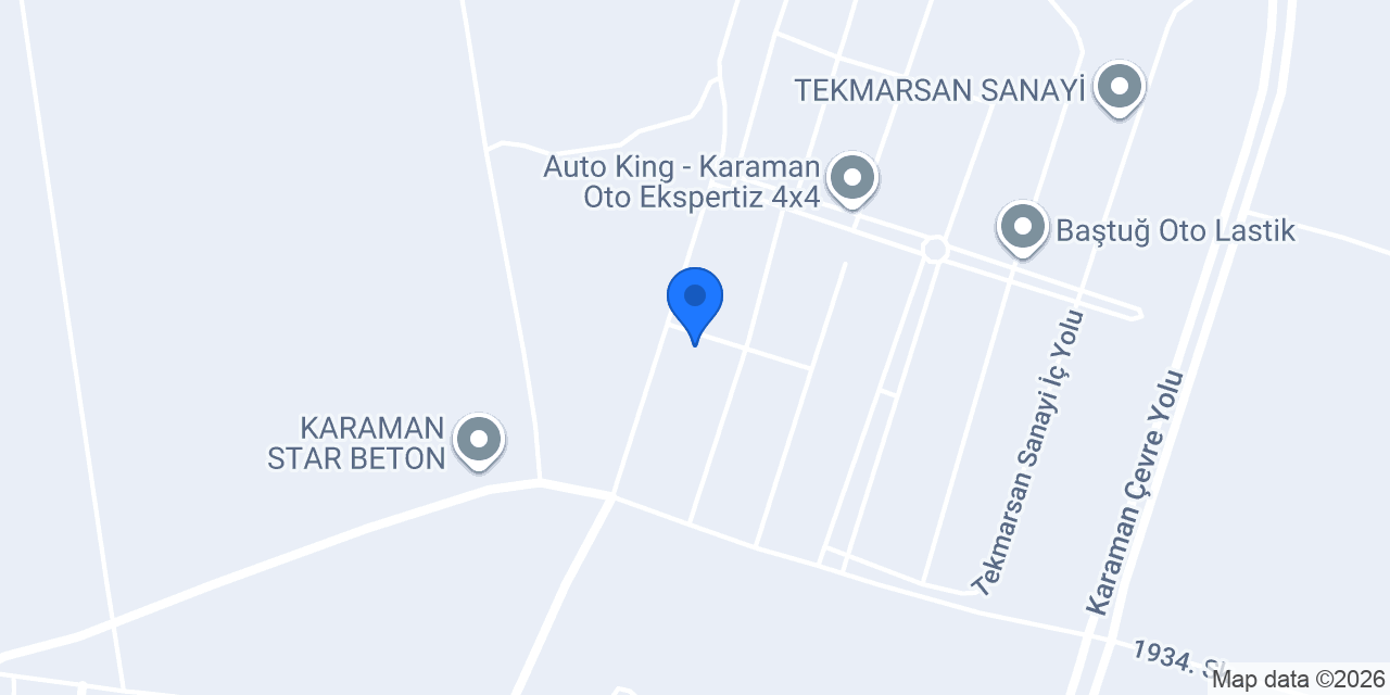 Mesut Mobilya KARAMAN konumu