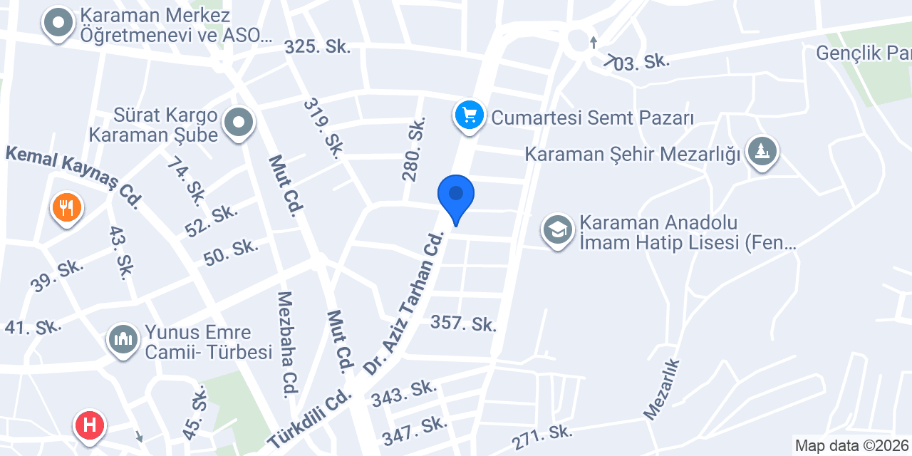 Altıner elektrik konumu