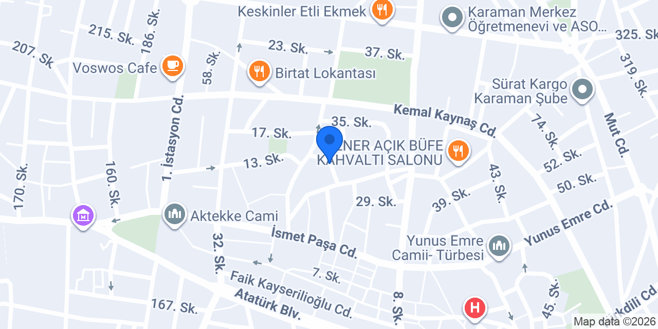 Başak Kafes Kuş konumu