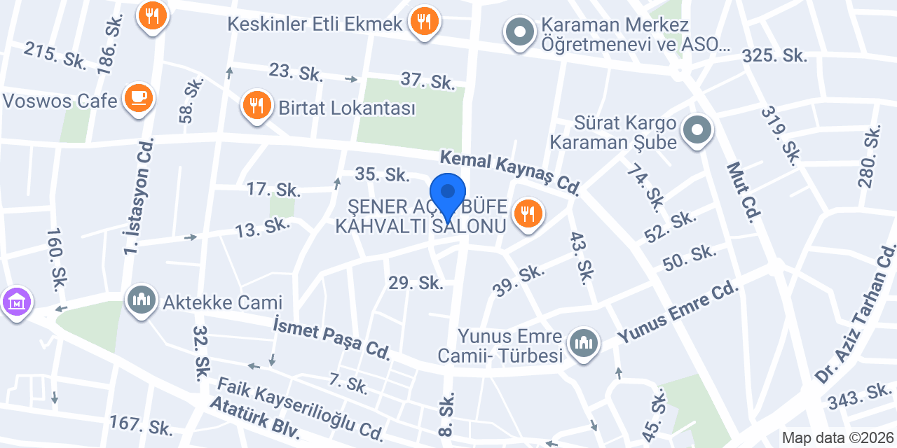 MODA MELİSA konumu