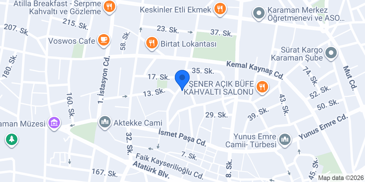 Ebrar Petshop konumu