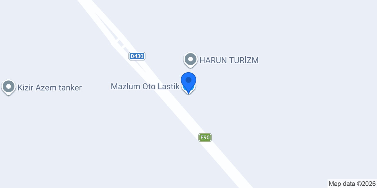 Mazlum Oto Lastik konumu