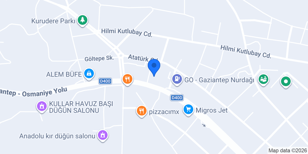 Nurdağı Sürücü Kursu konumu