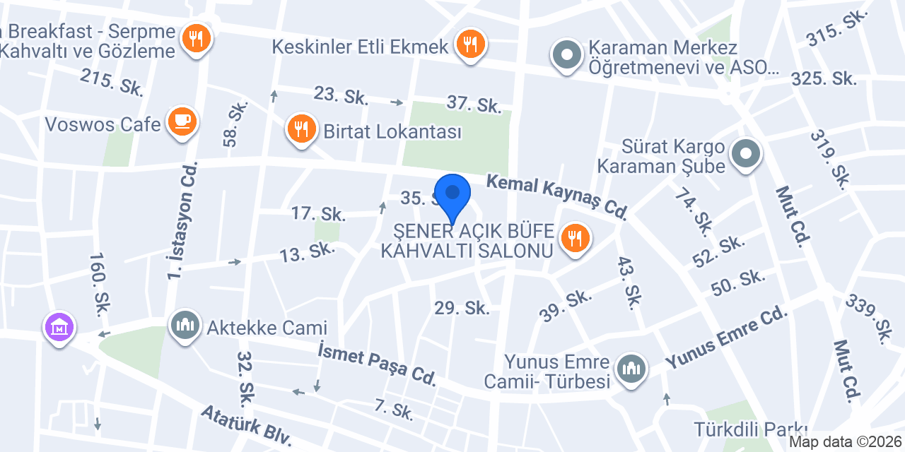 Mesut Reklam konumu