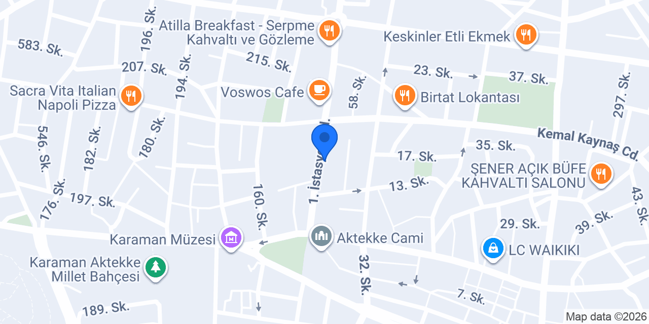 Genç Kitabevi konumu