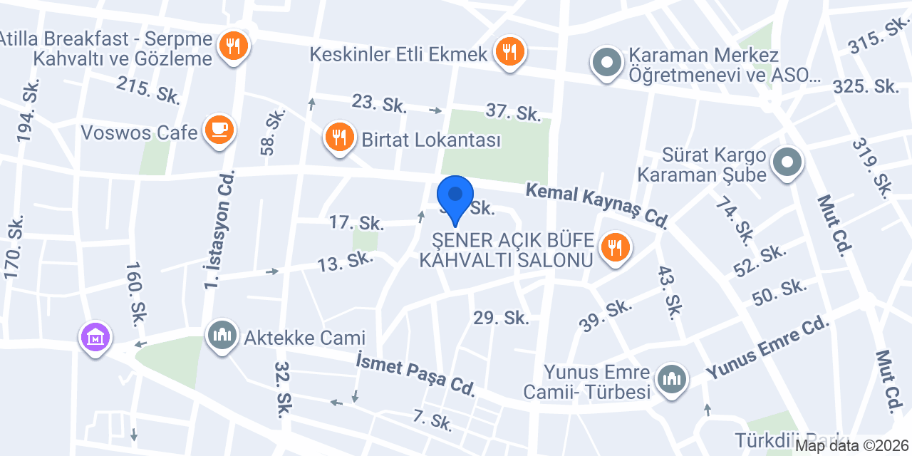 Serkan Eser Barbers konumu