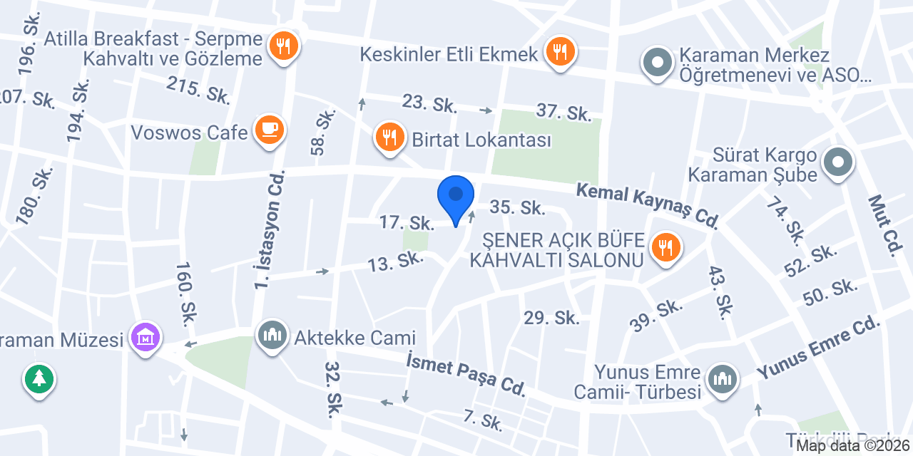 Alize İnternet Cafe konumu