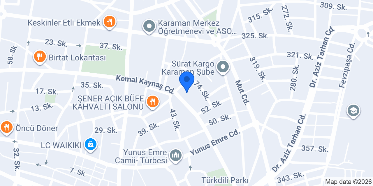 İDEAL SİGORTA KARAMAN konumu