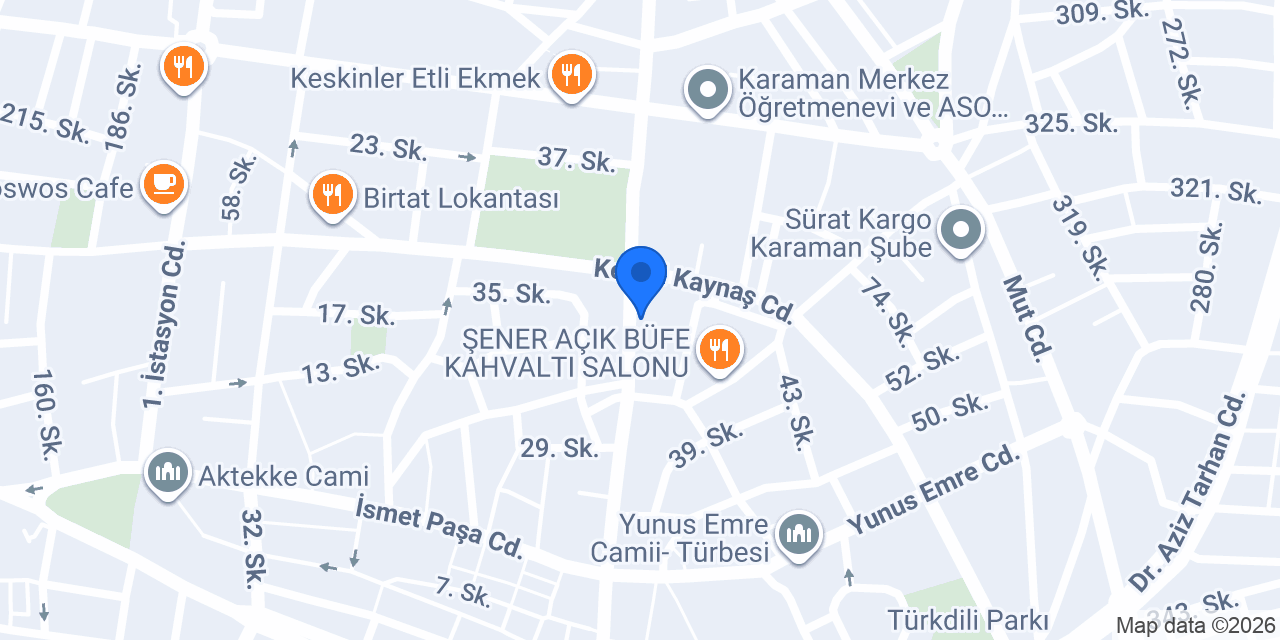 DERYA PERDE konumu