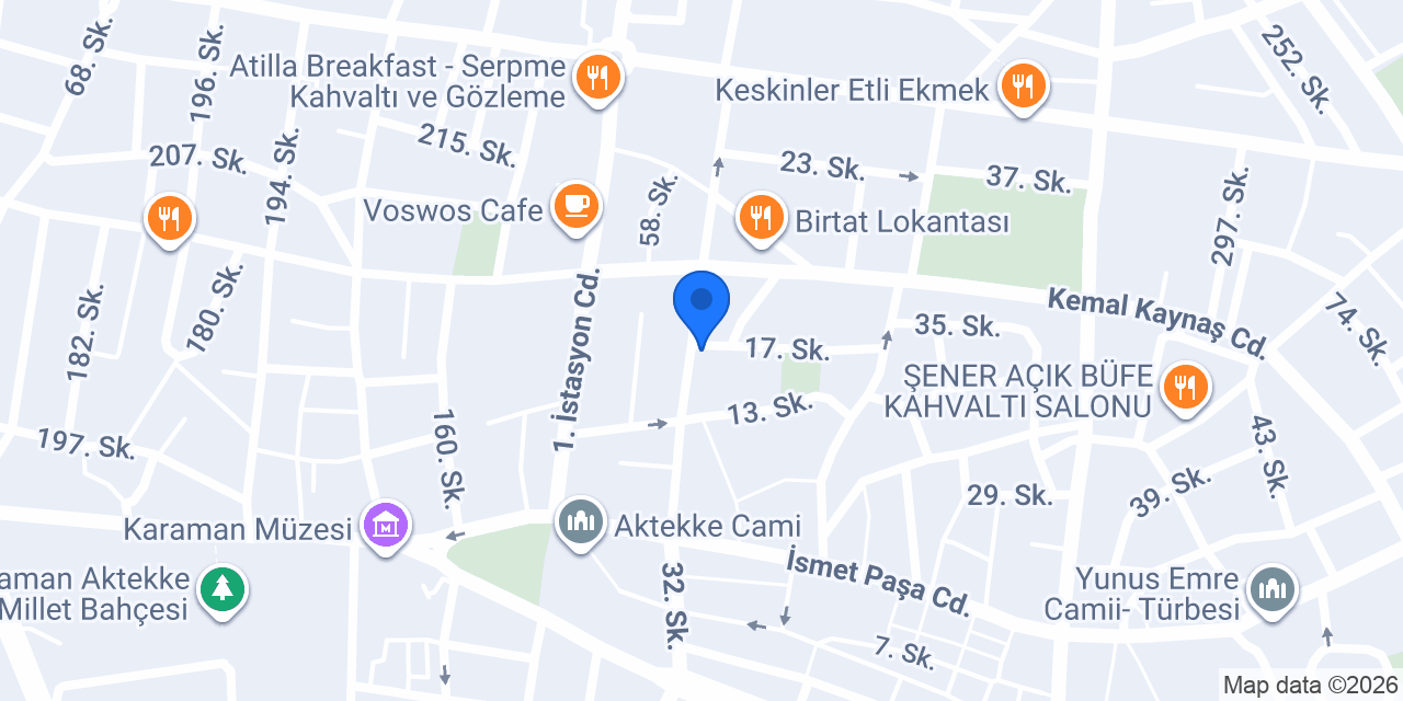 Dayanır Mini Market konumu