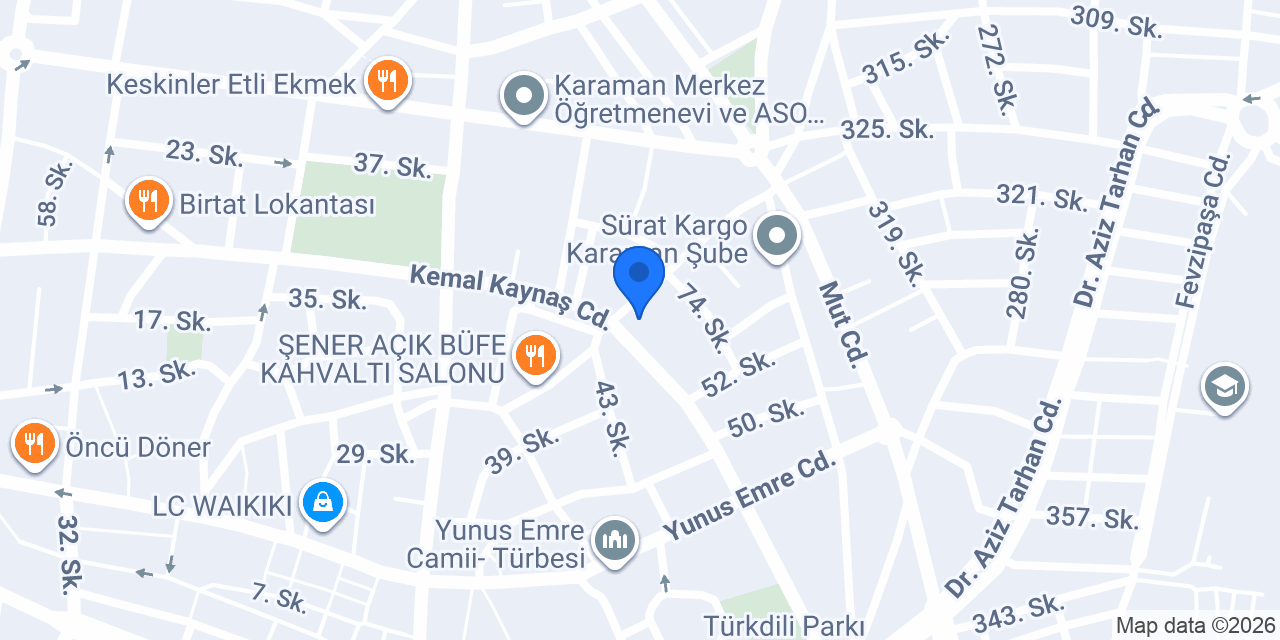 Tez Emlak konumu