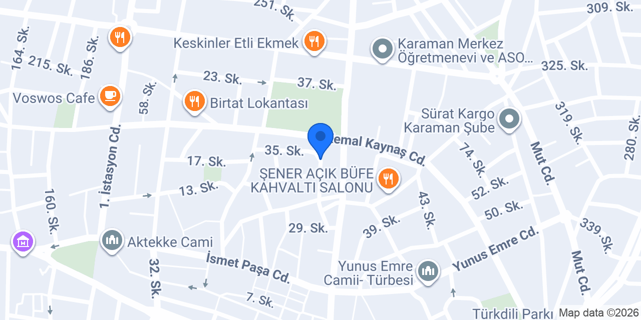 100. Yıl Fırını konumu