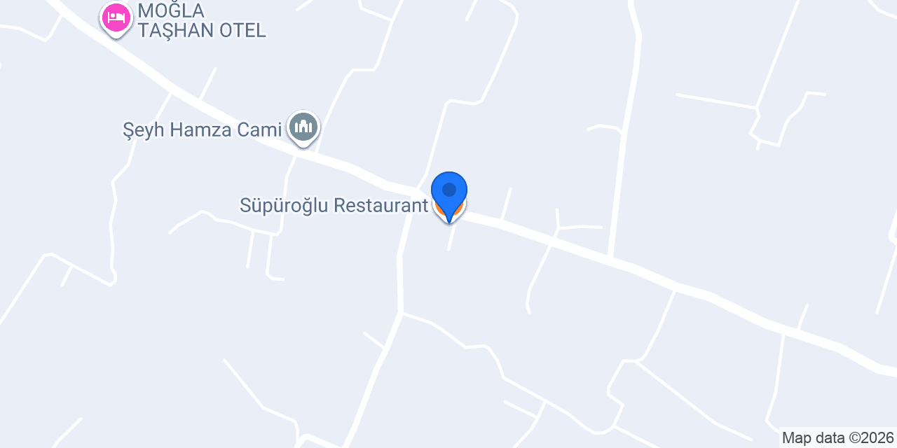 Süpüroğlu Restaurant konumu