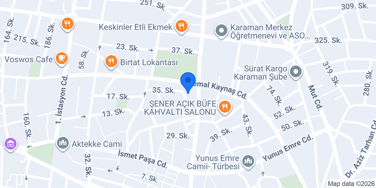 Buğra Mimarlık konumu
