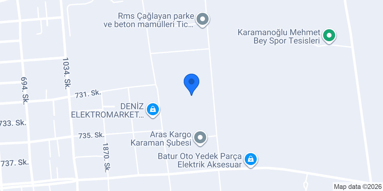 Macıroğlu Tarım Makine konumu