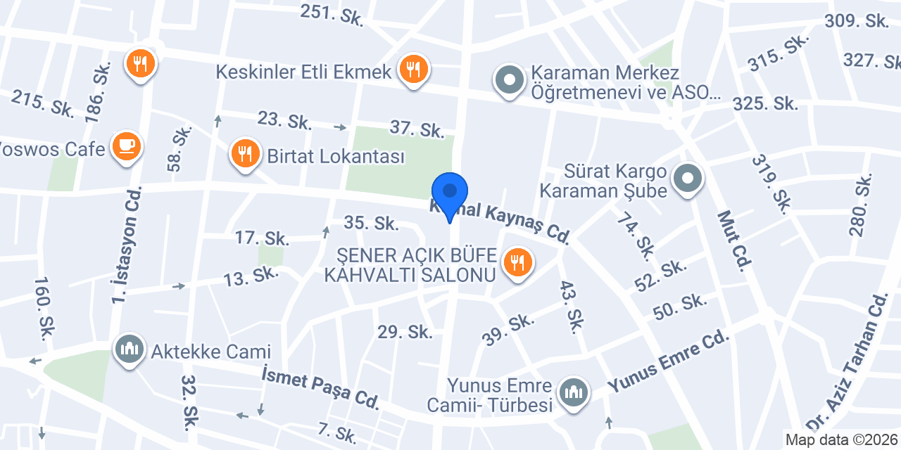 Sevgi dondurma konumu