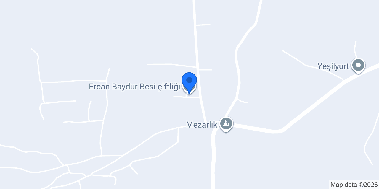 Ercan Baydur Besi çiftliği konumu