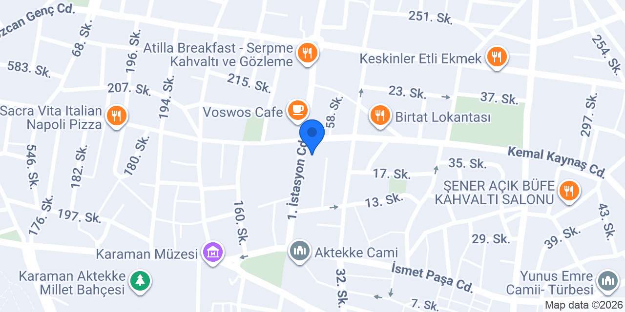 Çiğköftem konumu
