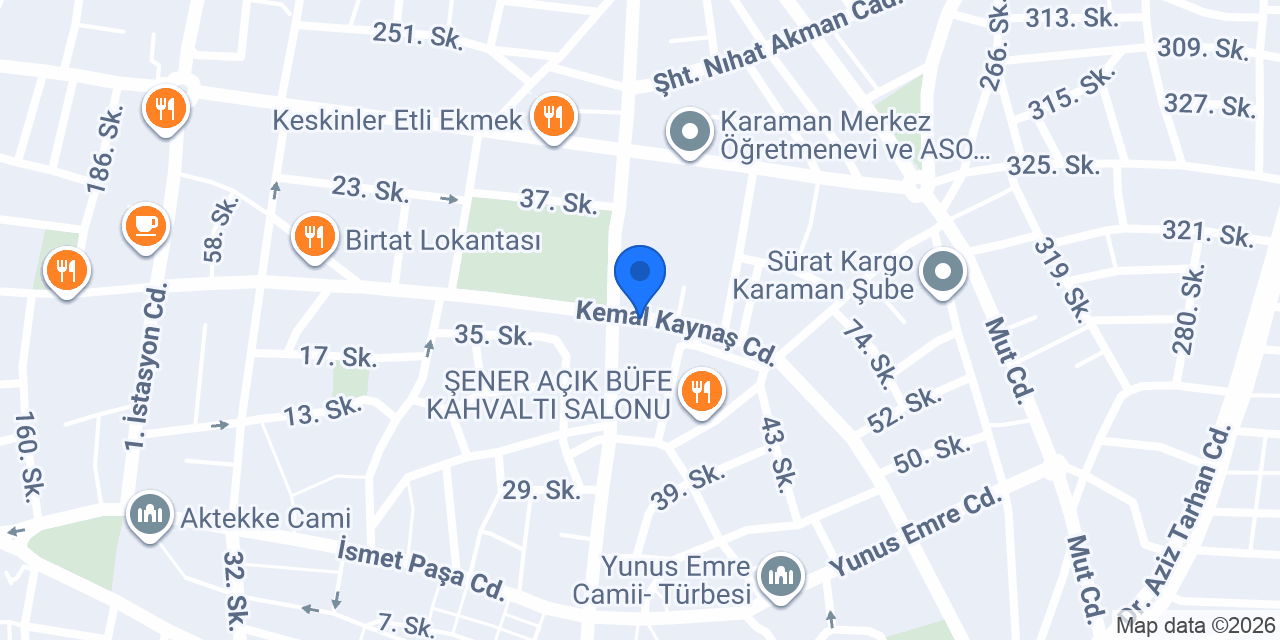 HASTAŞ SİGORTA ARA.HİZ. konumu