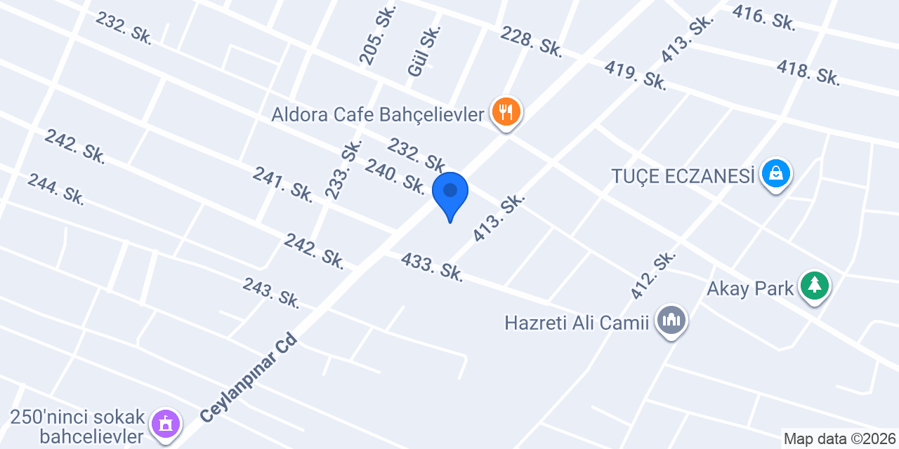 Taksi Kızıltepe konumu