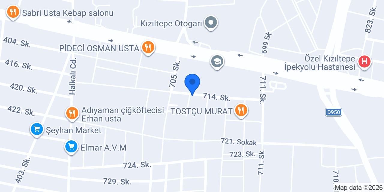 Öztürk oto boya konumu
