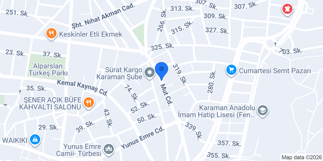 Mustafa Garden Çiçek & Çikolata konumu