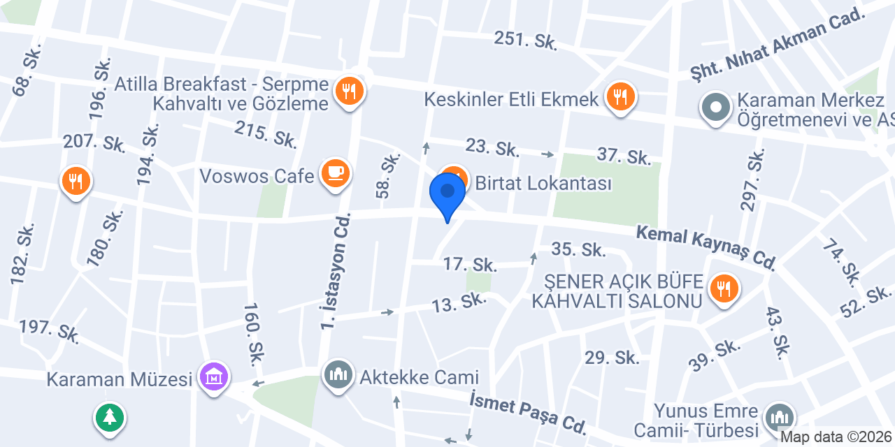 Güler ÇayEvi konumu