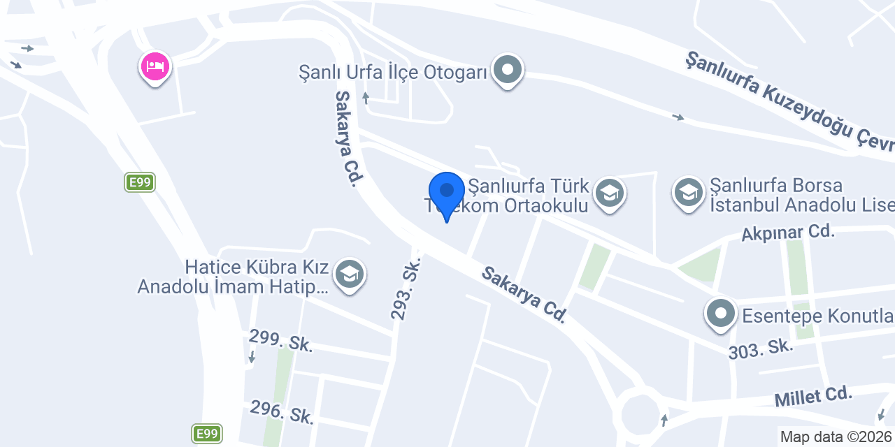 ŞANLIURFA SİVAS HEDEF TURİZM konumu