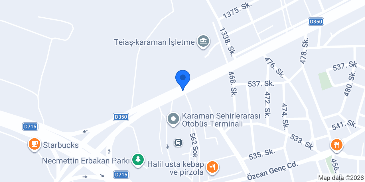 Taç Soğuk Hava konumu