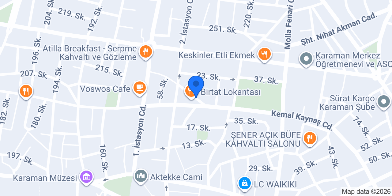 İsvet Veteriner Kliniği konumu