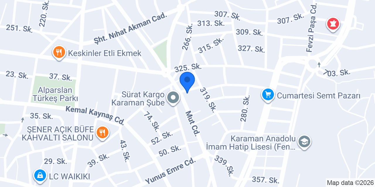 Oğuz SİGORTA konumu