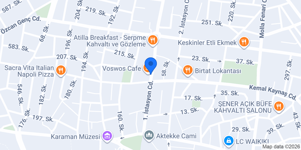 Diyar Burma Künefe Salonu konumu