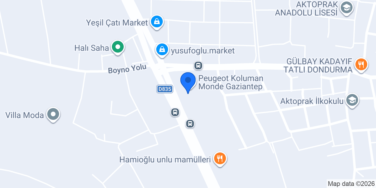 DS SERVICE Gaziantep konumu