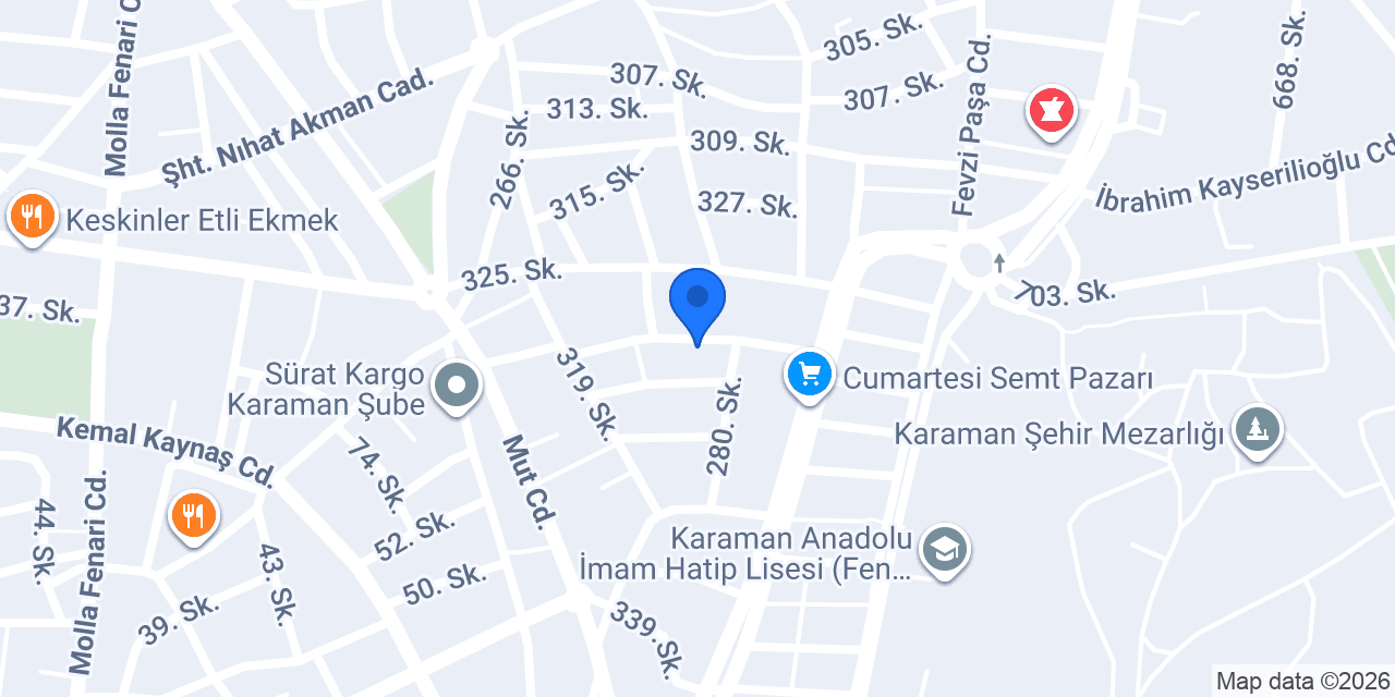 MŞ CÜZDAN.SAAT KORDON konumu