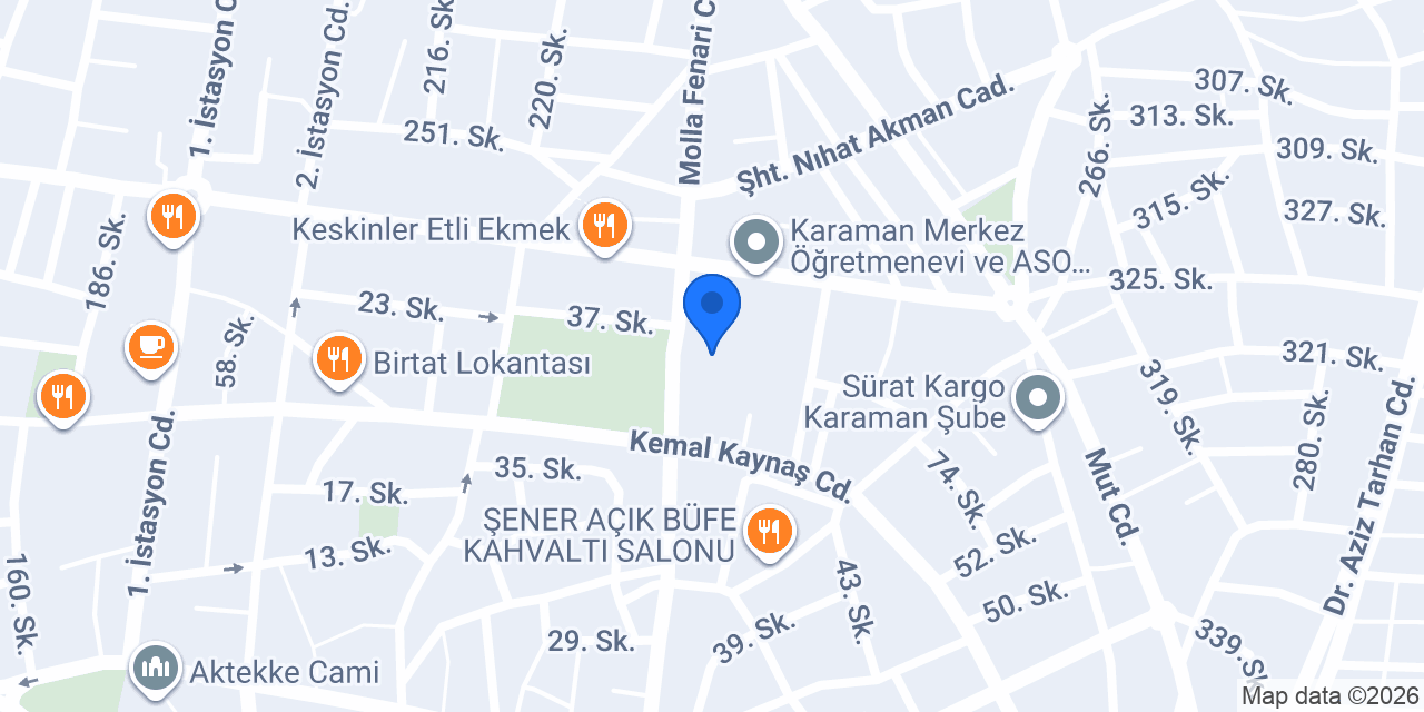 İstiklal Ortaokulu konumu
