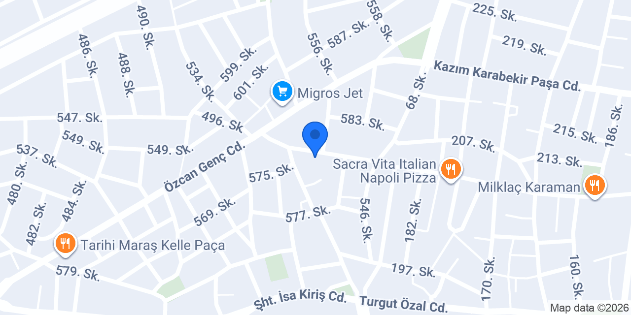Hecceler Gıda ve Şarküteri konumu