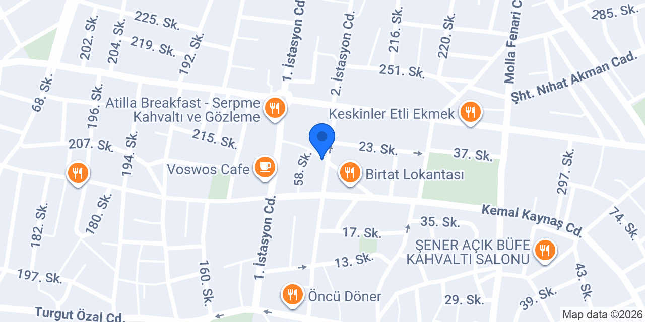 Zafer Yolu Sürücü Kursu konumu