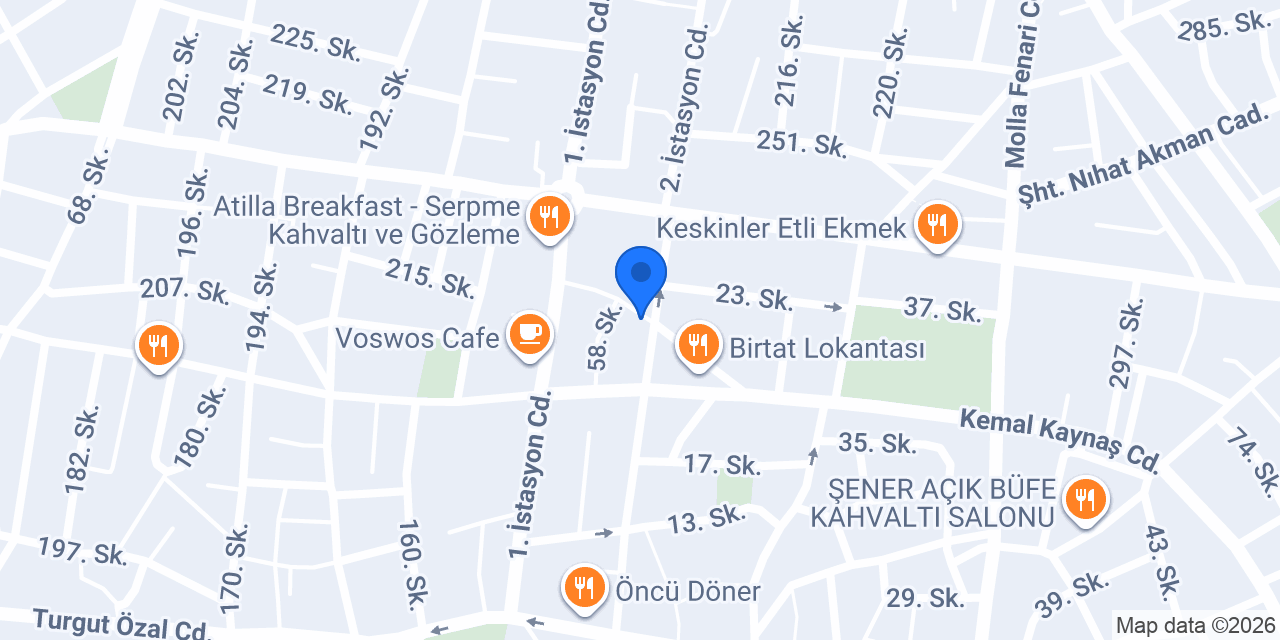 Gülüm Restaurant konumu