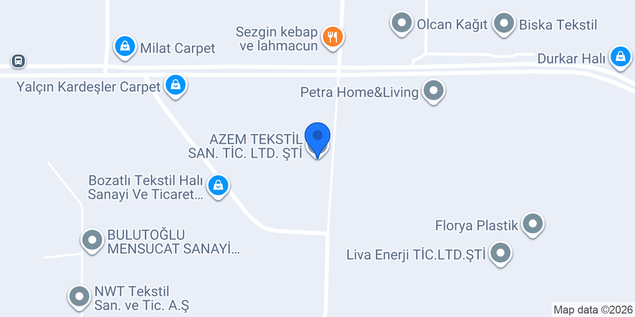 AZEM TEKSTİL SAN. TİC. LTD. ŞTİ. konumu