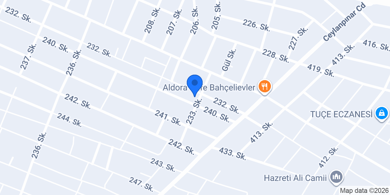 Bahçelievler İlkokulu konumu