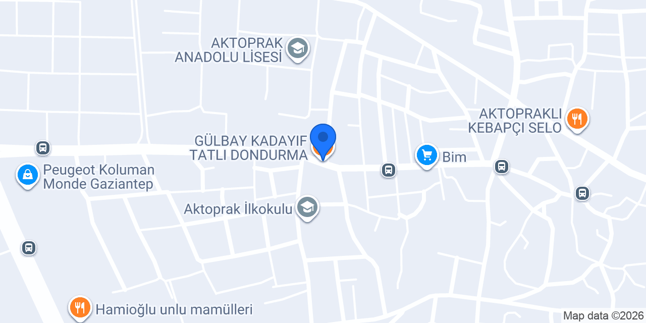 GÜLBAY KADAYIF TATLI DONDURMA konumu