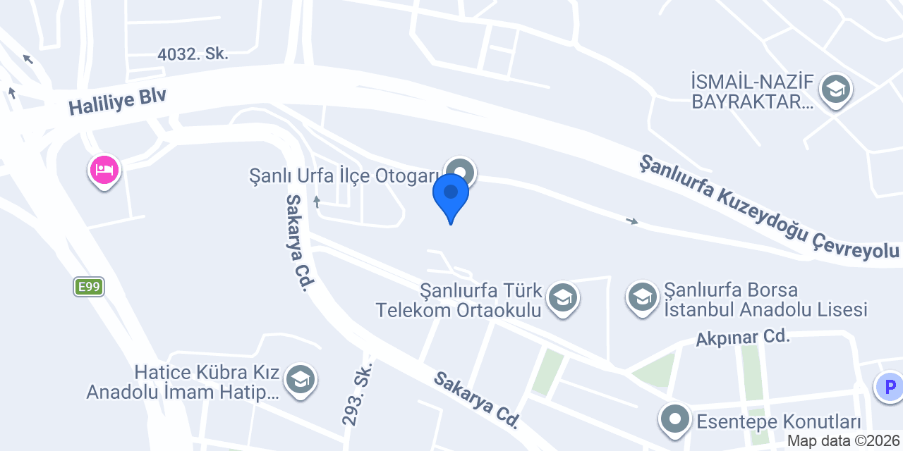 ŞANLIURFA HAS DİYARBAKIR konumu
