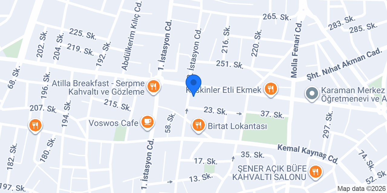 Terzi serkan karaman konumu