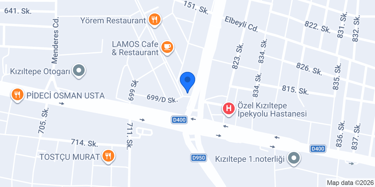 Lil İtalyan pizza cafe konumu