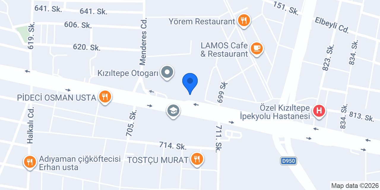 Kızıltepe taksi konumu